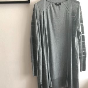 Grey Long Cardigan